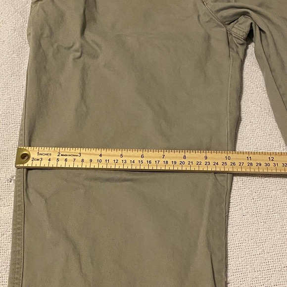 Old Navy Khaki Pants Mens Size 30 X 32 Brown Twill Straight Leg Classic - Picture 12 of 16